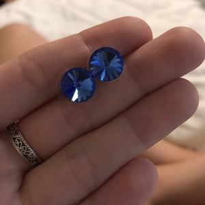 Blue earrings